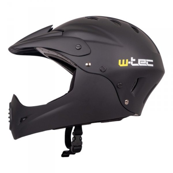 Kask downhill na rower motor enduro zjazdowy W-TEC Campanero Matt Black