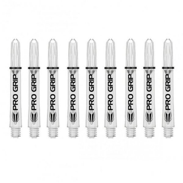 Nasadki do lotek Target Pro Grip Spin Clear Short 3x3 szt.