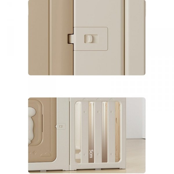 Przenośny kojec dla niemowląt inSPORTline Doorino 180x150x100 cm ∙ bajkowy motyw ∙ edukacyjne elementy ∙ stabilny ∙ zamek zabezp