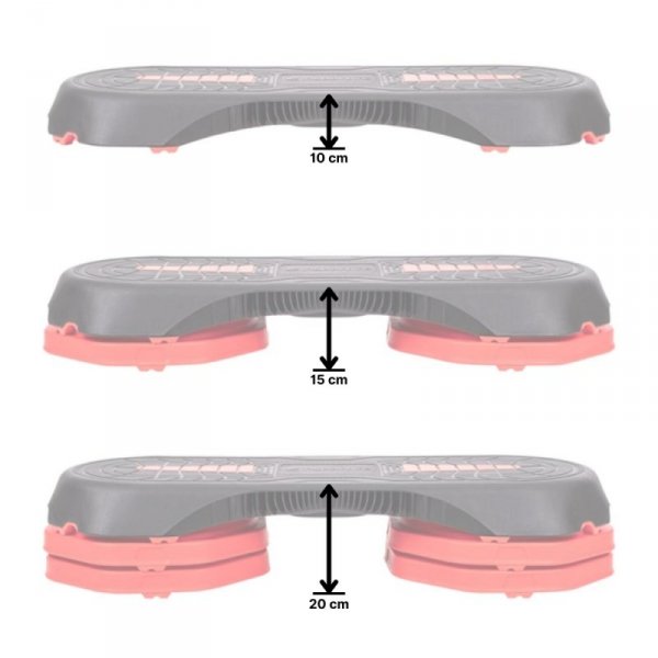 Step fitness do aerobiku regulowany inSPORTline Escadon