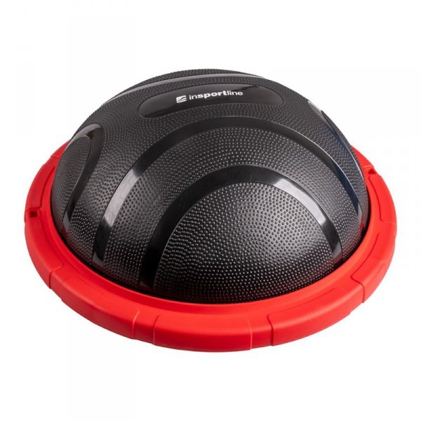 Podkładka balansująca trener równowagi inSPORTline Dome Edge z gumowymi ekspanderami linkami 100 cm / 4,6 kg