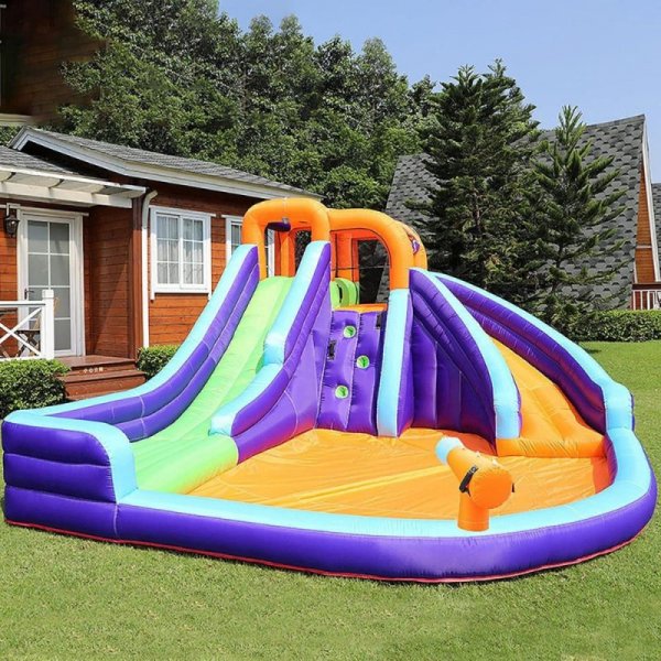 Dmuchany zamek zjeżdżalnia dla dzieci AirMyFun Double Slide 83006