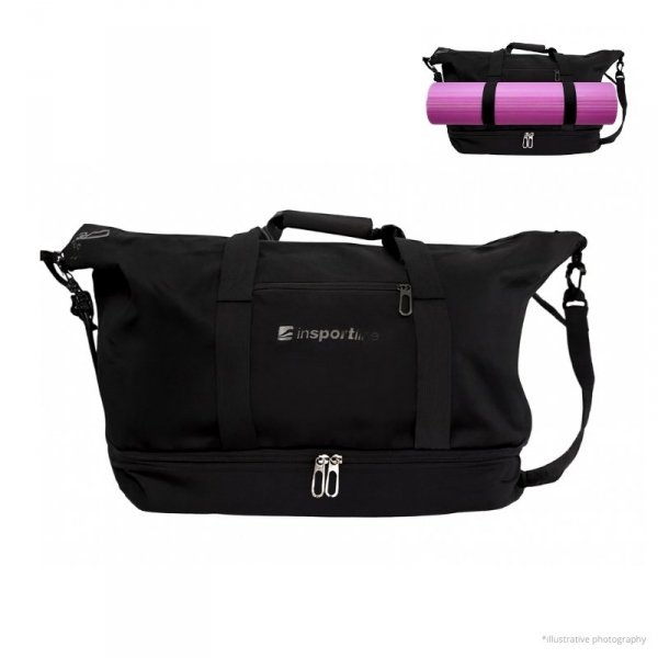 Torba sportowa inSPORTline Favorio ∙ 20 l ∙ oddzielna przegroda na buty ∙ liczne kieszenie ∙ wodoodporny materiał 600D ∙ lekka w