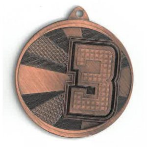 Medal stalowy brązowy trzecie miejsce MMC29050/B
