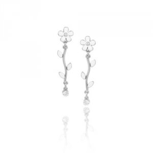Kolczyki kwiatuszki z kolekcji Wedding Dream (P8156/1AG/BIEL)
