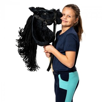 Hobby Horse Skippi - koń na kiju - Czarny