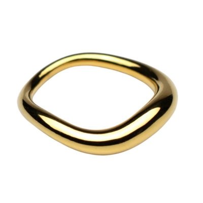 Pierścionek pozłacany stal chirurgiczna platerowana złotem PST924, Rozmiar pierścionków: US6 EU11