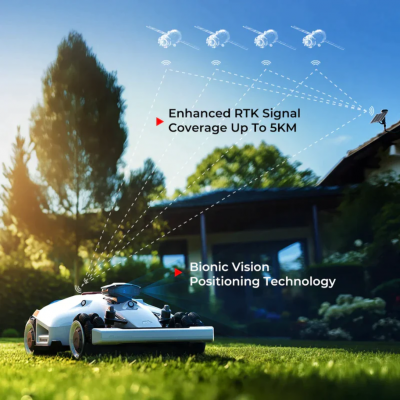 Robot koszący Mammotion Luba 2 AWD 5000 Robot do trawy GPS RTK bez kabla