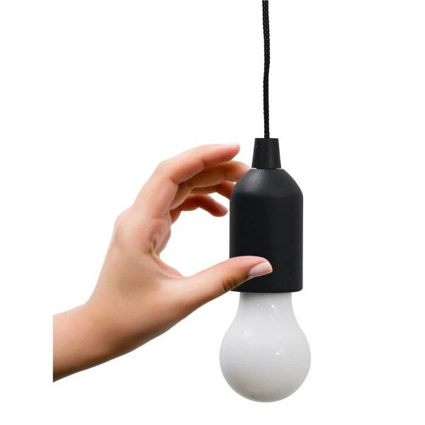Lampa wisząca żarówka multikolor czarna