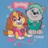 T-shirt Psi Patrol Skye i Everest niebieski