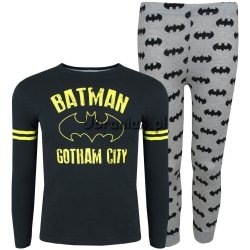 Piżama Batman Gotham czarna