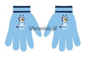 Rękawiczki Bluey dla chłopca niebieskie