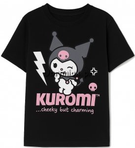 T-shirt Kuromi czarny 