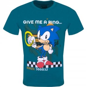 T-shirt Sonic zielony