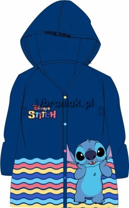 Płaszcz przeciwdeszczowy Lili i Stitch niebieski 