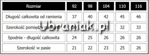Piżama Bing biało-różowa