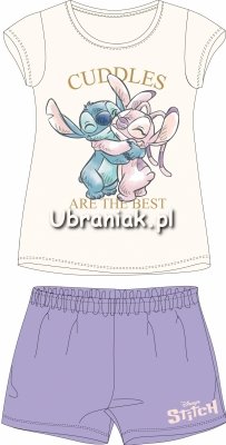Piżama Lilo i Stitch żółto - fioletowa