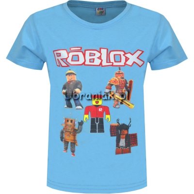 T-shirt Roblox niebieski