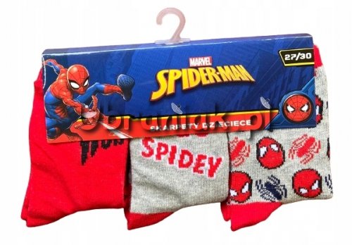 Skarpetki Spiderman 3-pack