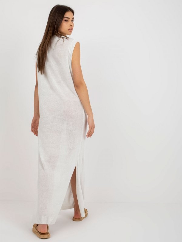 Sukienka plażowa prosta - Biała