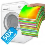 CHUSTECZKI WYŁAPUJĄCE KOLOR BARWNIK W PRANIU PRZECIW FARBOWANIU - 50 SZTUK (tds0689)