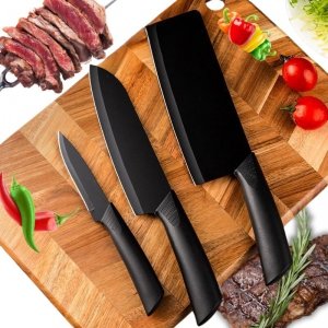 tds0590_Zestaw noży Japońskich SetBlackKuro
