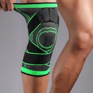 Cx6_tds0392_Opaska na kolano wiązana XL GREEN