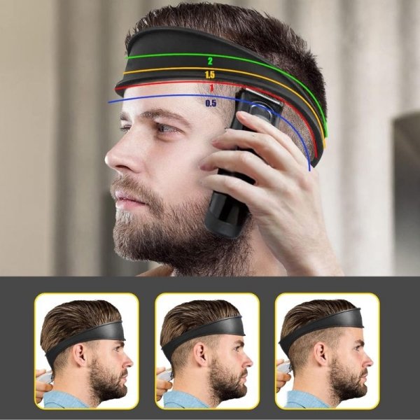 OPASKA TAŚMA SILIKONOWA DO STRZYŻENIA WŁOSÓW GUMA DLA FRYZJERA DO NAUKI (tds0344)