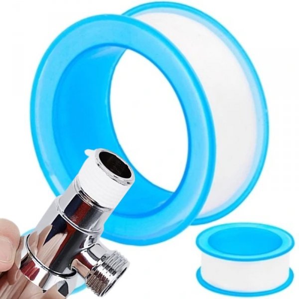 MOCNA TAŚMA TEFLONOWA USZCZELNIAJĄCA PTFE TEFLON DO GWINTÓW DO BATERII (tds0722)