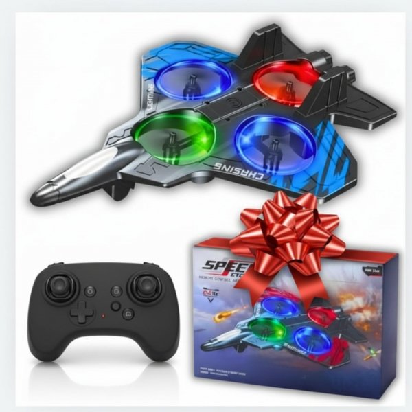 DRON SAMOLOT LATAJĄCY PIANKOWY STEROWANY PILOTEM STABILNY - ŁATWE LATANIE ( tds0847)