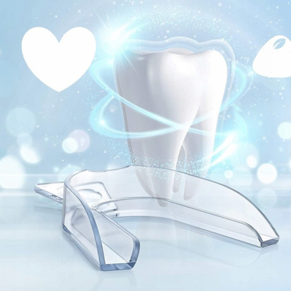 2x NAKŁADKA SZYNA RELAKSACYJNA NA BRUKSIZM ZGRZYTANIE + PUDEŁKO NIEBIESKIE (tds0267)