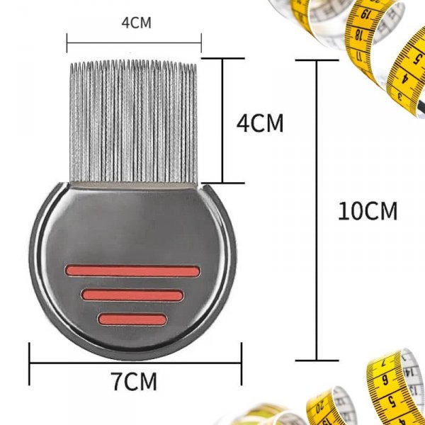 GRZEBIEŃ NA WSZY I GNIDY GRZEBIEŃ DO WYCZESYWANIA USUWANIA WSZY PRECYZYJNY ( tds0543)
