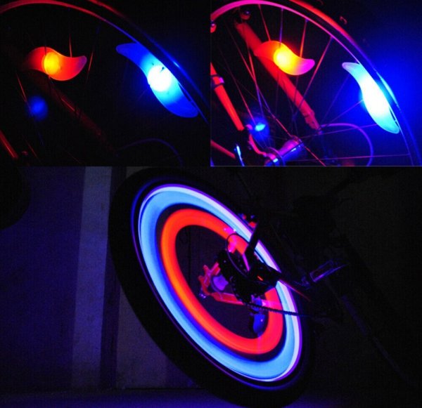 S96 Lampka rowerowa LED - 4 szt