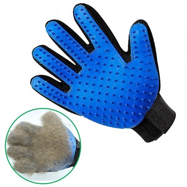 RĘKAWICZKA SZCZOTKA DO WYCZESYWANIA SIERŚCI MYCIA DRAPANIA MASAŻU PSA KOTA (W62)