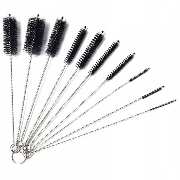 ZESTAW SZCZOTEK SZCZOTECZEK DO CZYSZCZENIA TRUDNO DOSTĘPNYCH MIEJSC 10X (tds0210)