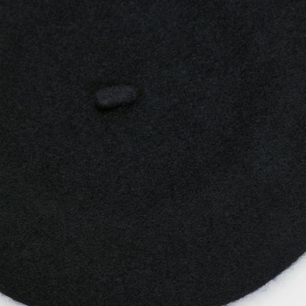 BERET CZARNY Z ANTENKĄ ( tds0025)