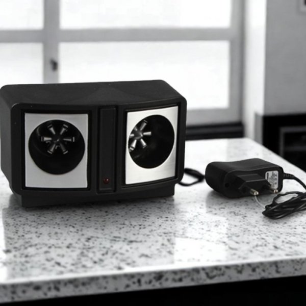 ODSTRASZACZ GRYZONI KUN MYSZY SZCZURÓW ULTRADŹWIĘKOWY PODWÓJNY MOC DO 230M² (tds0710)