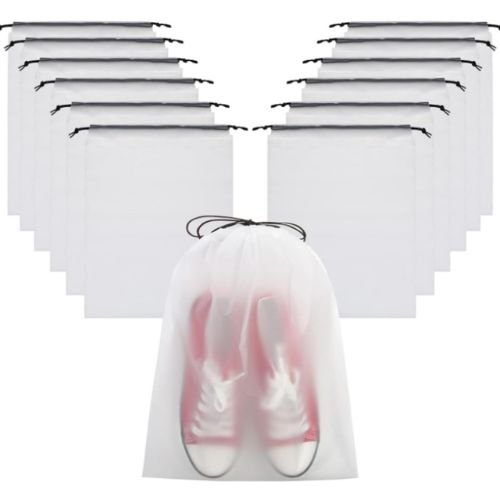 10X WOREK SZKOLNY NA BUTY OBUWIE WF PLECAK DO SZKOŁY WODOODPORNY MOCNY DUŻY (tds0733)