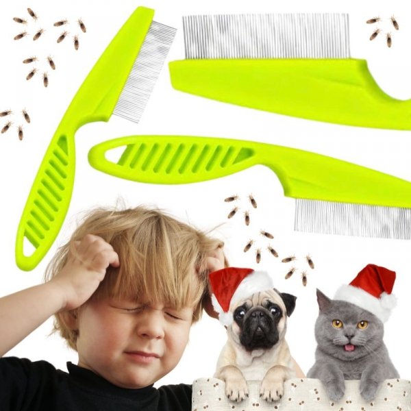 GRZEBIEŃ NA WSZY I GNIDY GRZEBIEŃ DO WYCZESYWANIA USUWANIA WSZY TERMINATOR (tds0544)