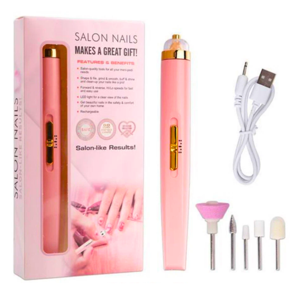 FREZARKA BEZPRZEWODOWA DO PAZNOKCI MANICURE PEDICURE ZESTAW AKUMULATOR PRO ( tds0770)