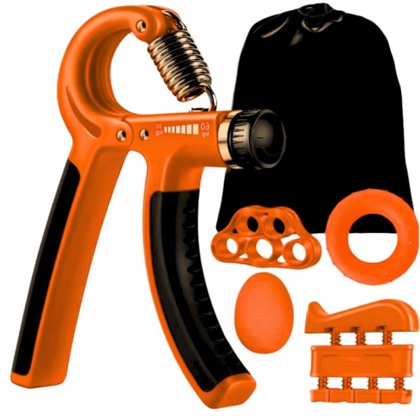 ZESTAW DO ĆWICZEŃ DŁONI ŚCISKACZ DO RĄK TRENINGU REHABILITACJI 5 ELEMENTÓW (V00)