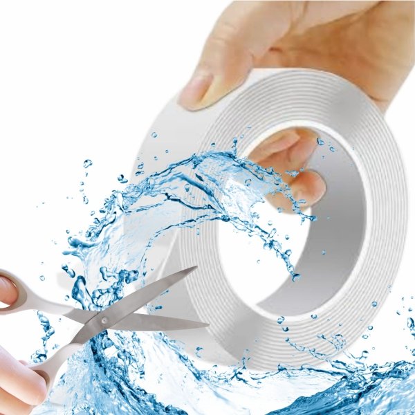 TAŚMA NANO TAPE WIELOKROTNEGO UŻYTKU DWUSTRONNA 2MM 30MM 150CM - MOCNA ( tds0794)