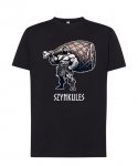 Męski T-shirt Szynkules – Unikalny Nadruk DTF, 100% Bawełna, Rozmiary XS-5XL