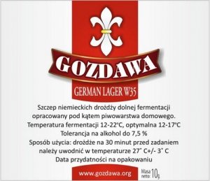 Drożdże do piwa german lager W35