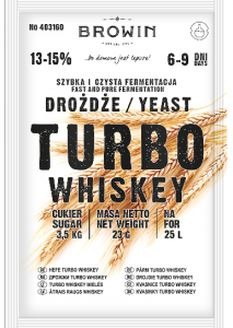 Drożdże Gorzelnicze Turbo whiskey