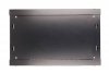 Extralink Szafka wisząca rack 6U 600x450 czarna szklane drzwi