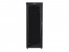 Lanberg Szafa instalacyjna rack stojąca 19 42U 800x800 czarna, drzwi szklane LCD (Flat pack)