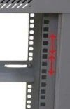 Extralink Szafa rack 15U 600x600mm szara wisząca