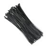 Qoltec Opaski zaciskowe wielorazowe/trytytki | 7.2*400mm | Nylon UV |   Czarne