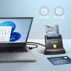AXAGON CRE-SM4N Czytnik kart identyfikacyjnych USB, 1.3m kabel